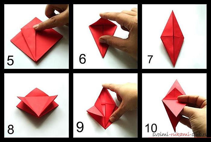 Оригами дракон, схема. Фото №2